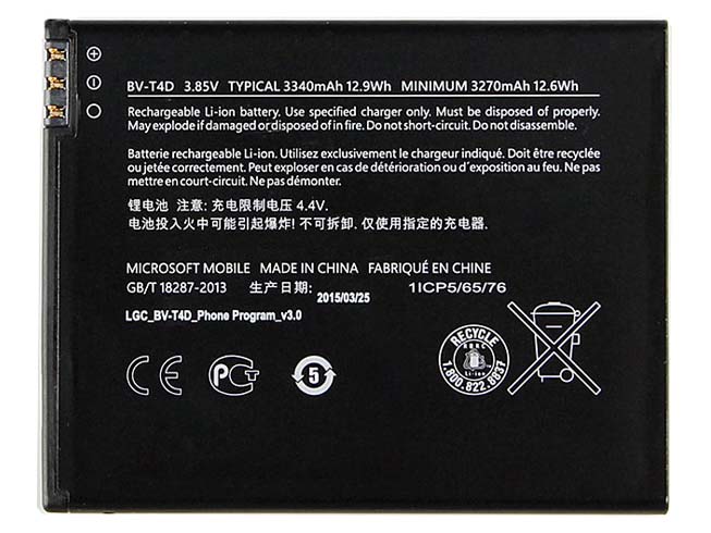 Batería para Miscrosoft Lumia 950 XL CityMan Lumia 940 XL RM 1118